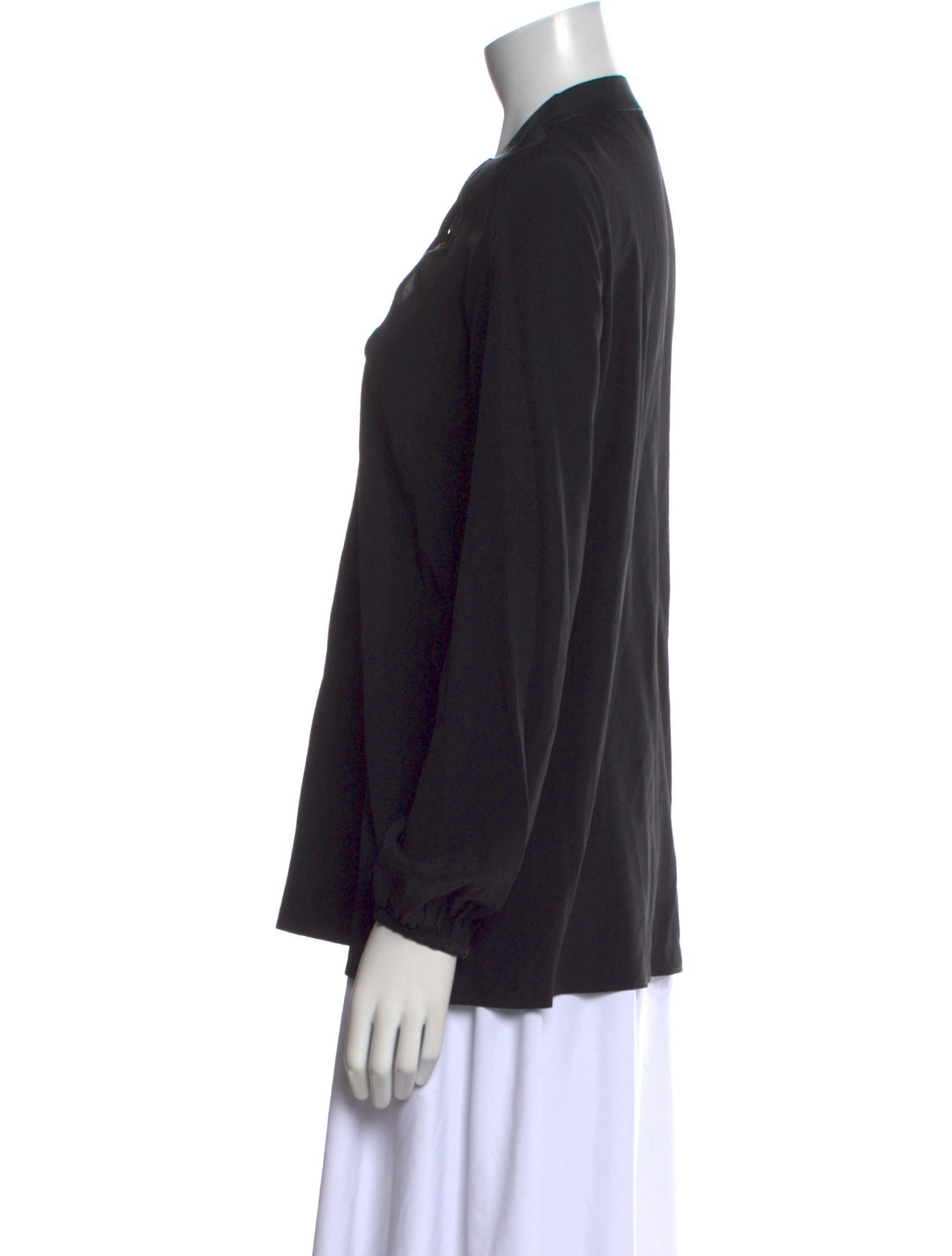 Emilio Pucci Silk V-Neck Blouse